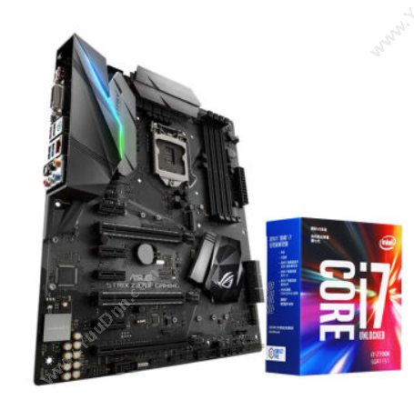 英特尔 Intel酷睿四核i7-7700k盒装处理器CPU