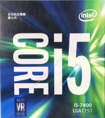 英特尔 Intel酷睿双核i5-7400盒装处理器CPU