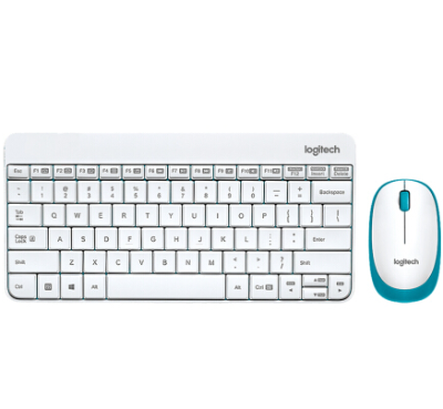 罗技 Logitech MK245Nano(白色) 无线键盘鼠标套装