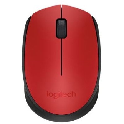 罗技 Logitech LOGIM170(ONL)red 鼠标