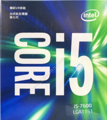 英特尔 Intel酷睿四核i5-7600盒装处理器CPU