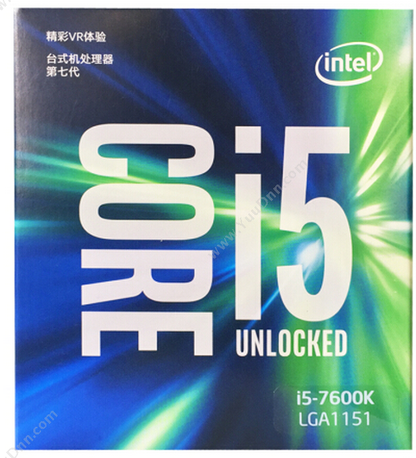 英特尔 Intel酷睿四核i5-7600k盒装处理器CPU