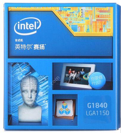 英特尔 Intel赛扬双核G18401150接口盒装处理器CPU