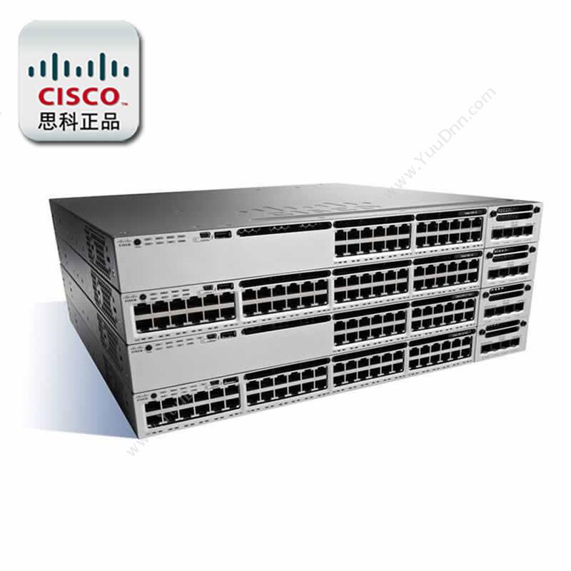 思科 Cisco3850系列企业级三层千兆WS-C3850-12S-S千兆网络交换机