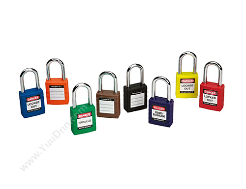 贝迪 Brady绿色安全挂锁锁芯互异1把钥匙99564/Y573146工业锁具