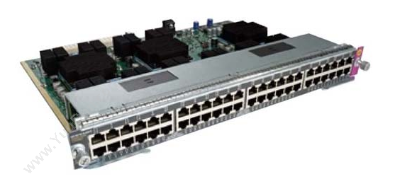 思科 CiscoWS-X4748-RJ45V+E48口POE模块光纤模块
