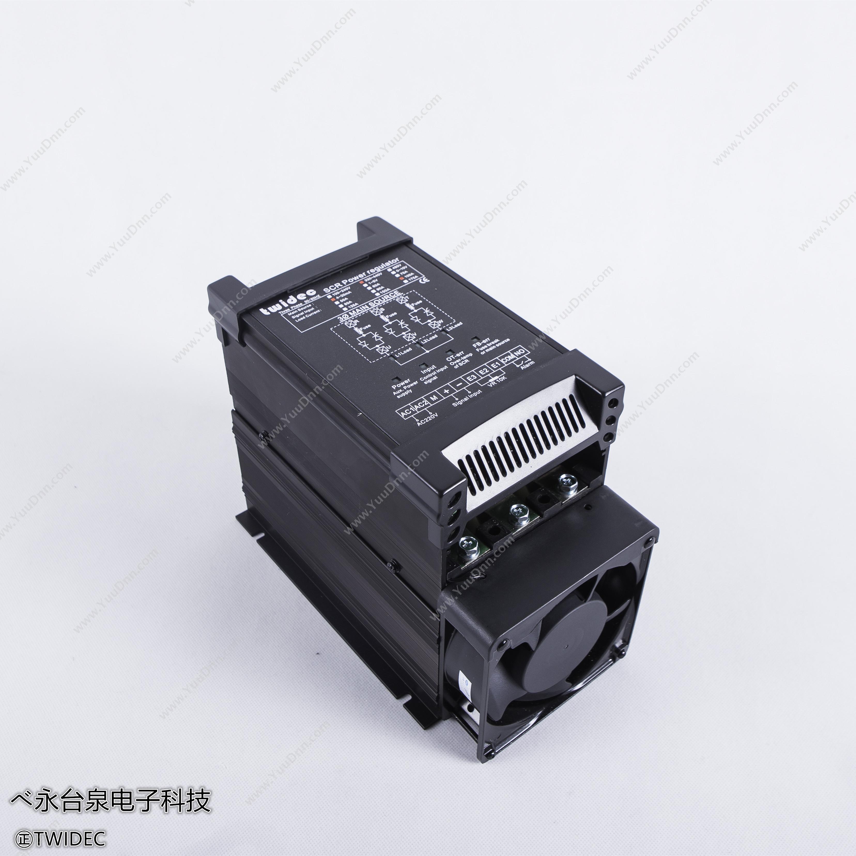 台湾合泉 TWIDEC 电力调整器SCR，调功器，相位控制器TR三相100A 电能仪表