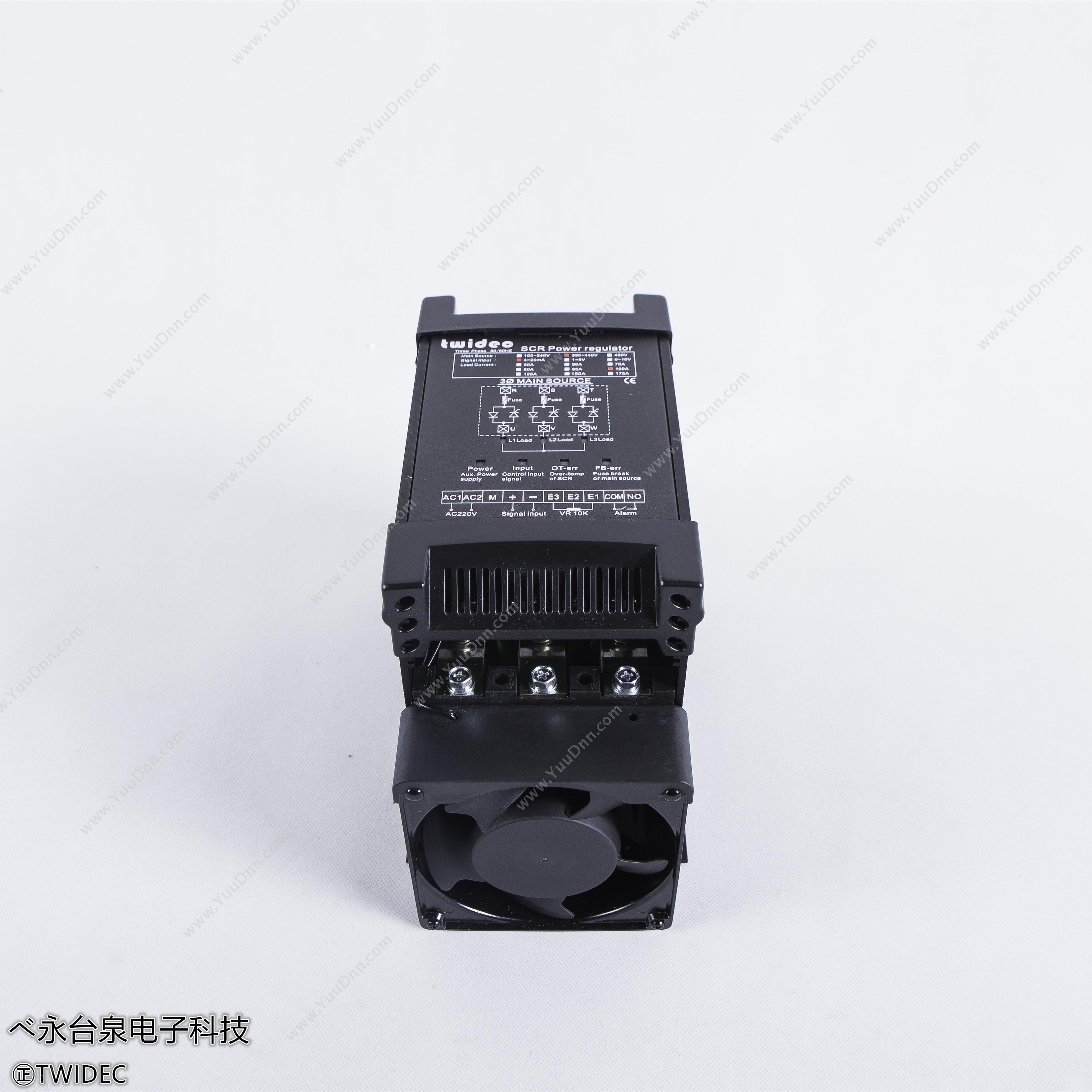 台湾合泉 Twidec电力调整器SCR，调功器，相位控制器TR三相100A电能仪表