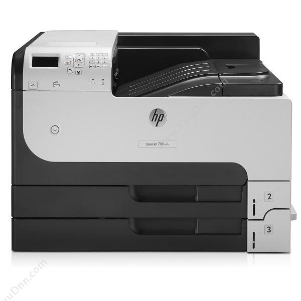 惠普 HPM712dn （CF236A） A3  1台 （有线网络/双面）A3黑白激光打印机