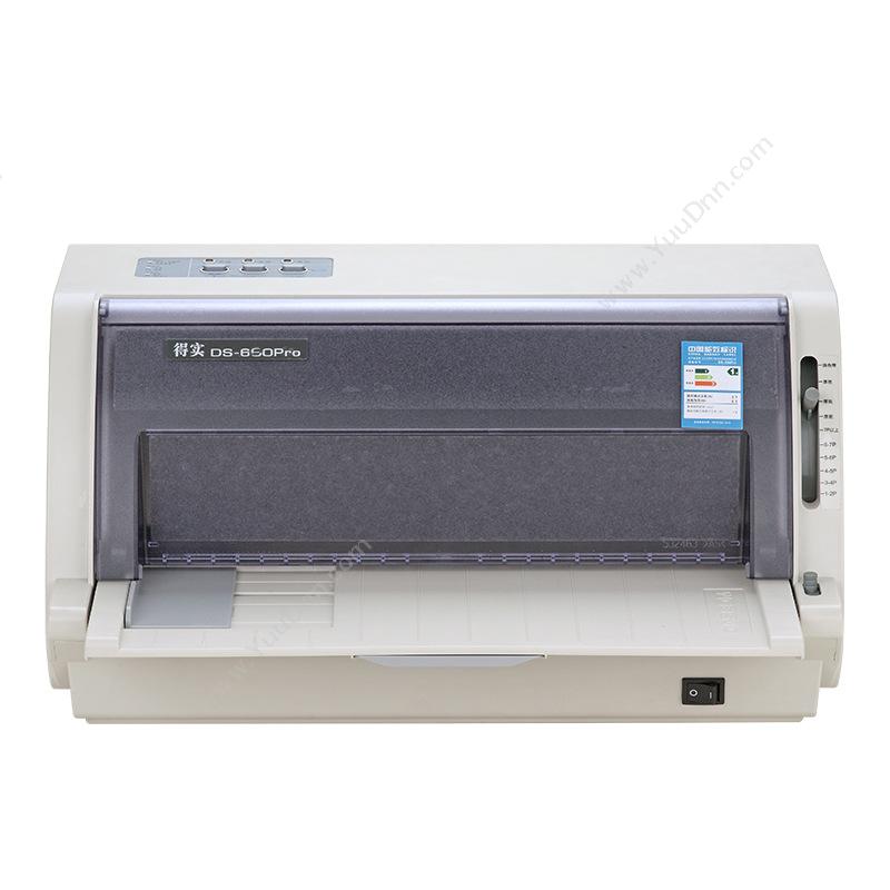 得实 DascomDS-650PRO 平推式票据打印机（三年保修） 24针82列商业级热转印标签机