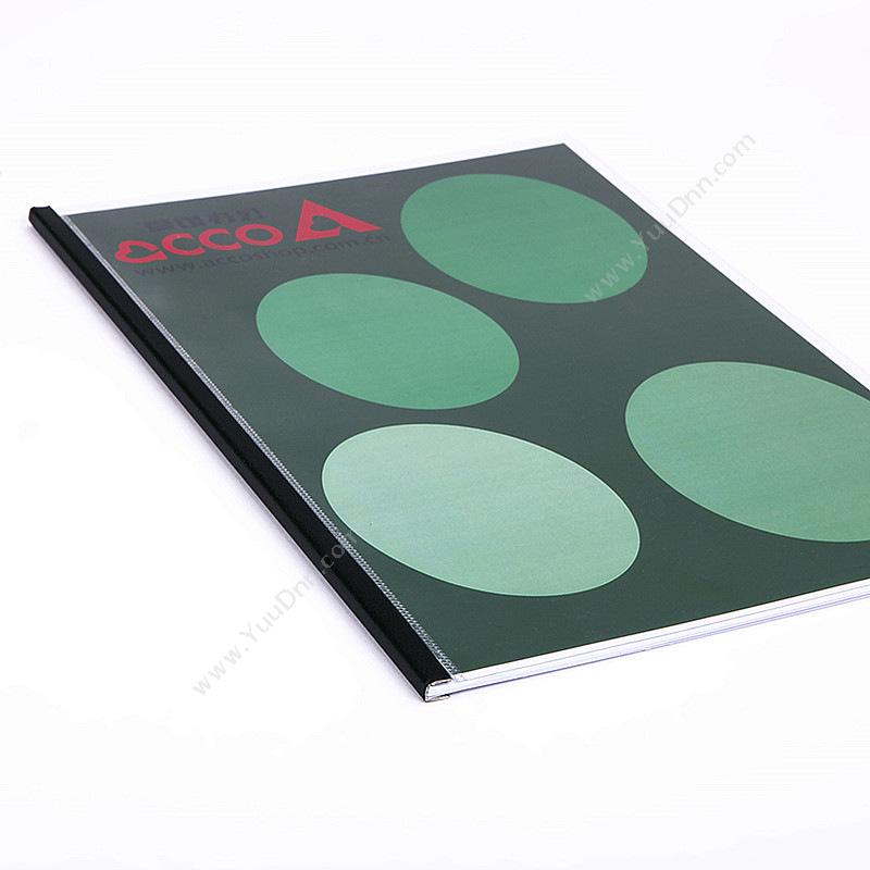 爱可 Aike A4 钢脊水晶封套 27mm（黑） 10册/包 其他规格热熔封套