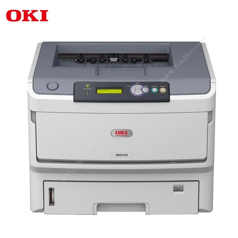 日冲 OKIB840n (黑白) A3 浅（ 灰）  单功能/有线针式打印机
