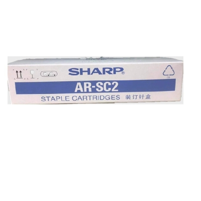 夏普 Sharp AR-SC2 装订针 15000枚/盒 不锈钢色  可以实现边钉角钉骑马钉 其他装订耗材