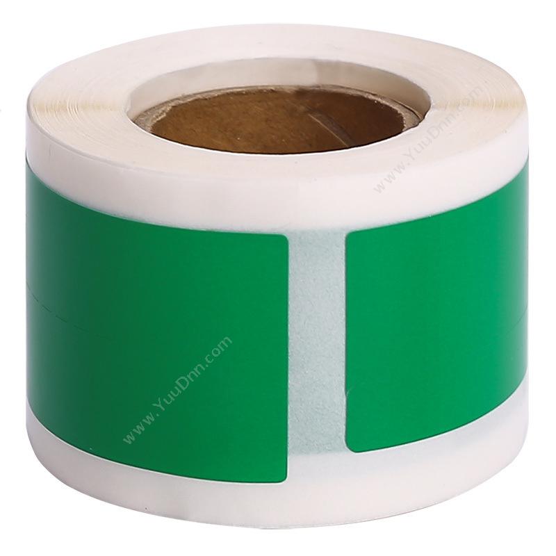 舜普 SPPF01-200G 旗型标签 38mm*25mm+40mm （绿） 200片/卷 标签机打印配套耗材线缆标签