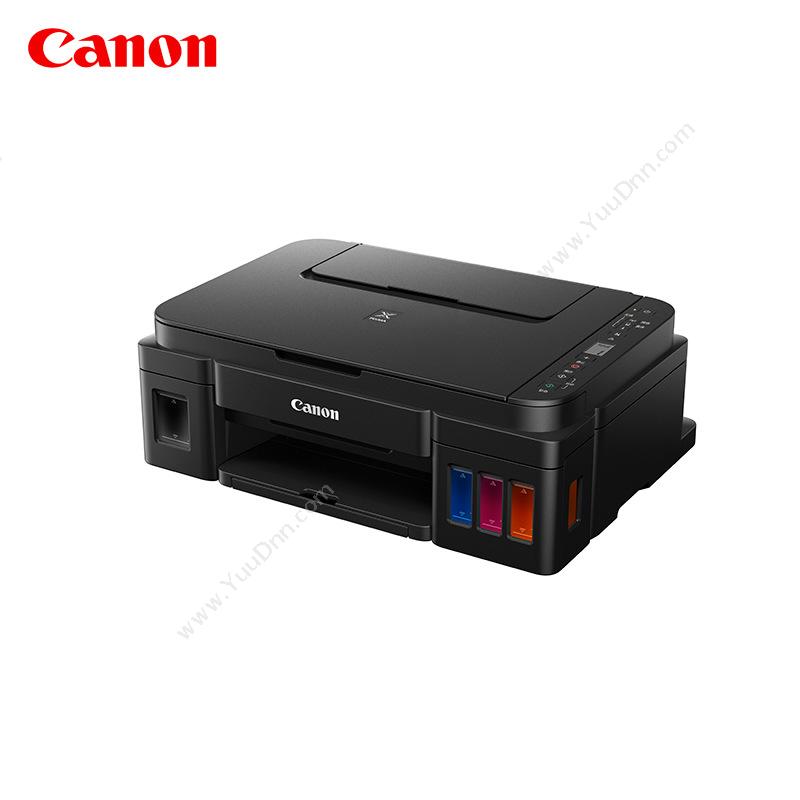 佳能 CanonG3810加墨式高容量 喷墨一体机 1.2英寸LCD显示屏445*330*163mm （黑）A4黑白喷墨打印机