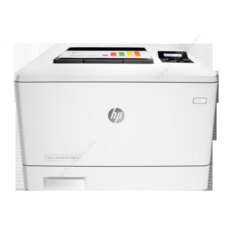 惠普 HP Color LaserJet Pro M452nw   A4彩色激光无线网络打印机1年保修  速度27/27 A4彩色激光打印机