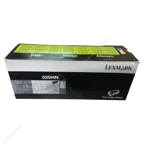 利盟 Lexmark52D3H0E 墨粉 25000页（黑）（适用 mS710、mS711、mS810、mS811、mS812、mX710、mX711、mX810、mX811、mX812）墨盒