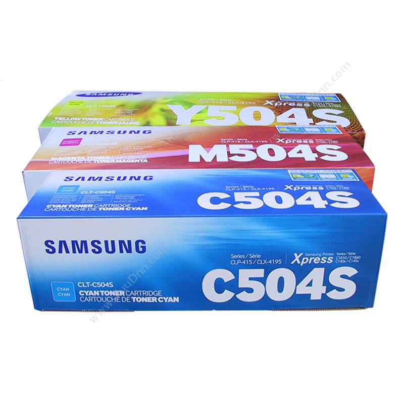 三星 Samsung CLT-Y504S 墨  1800页（黄）（适用Samsung CLP-415N/CLX-4195N/4195FN） 墨粉/墨粉盒
