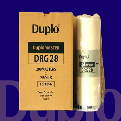 迪普乐 Duplo DRG28 版纸 100m*2卷/5盒/箱 油墨