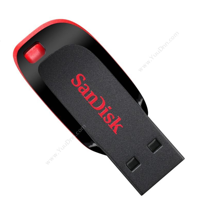 闪迪 Sandisk SDCZ50-016G-Z35 酷刃 USB2.0  16G 黑（红） U盘