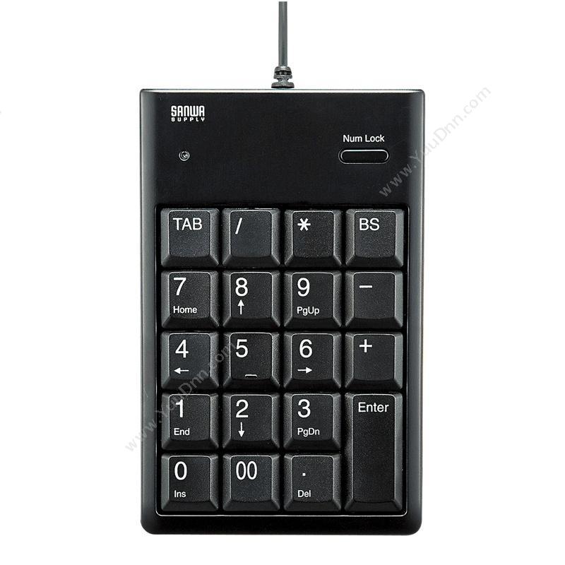山业 SanwaNT-16UBK USB数字键盘 （黑）键盘鼠标