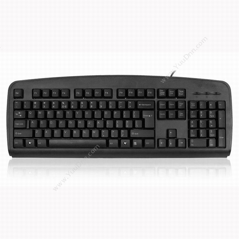 双飞燕 KB-8 PS2 键盘（黑） 有线键盘