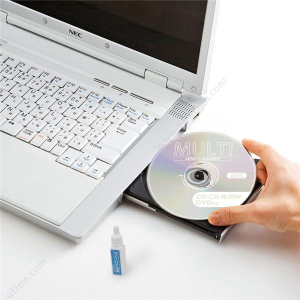 山业 SanwaCD-MDV10W CD湿式清洁片  透明（白）装机配件