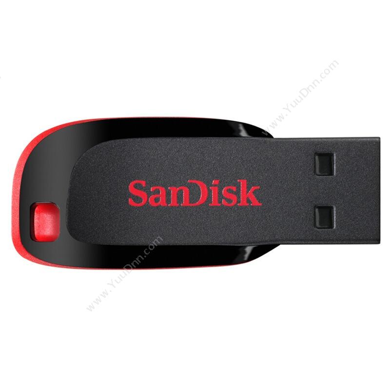 闪迪 Sandisk SDCZ50-064G-Z35 酷刃 USB2.0  64G 黑（红） U盘