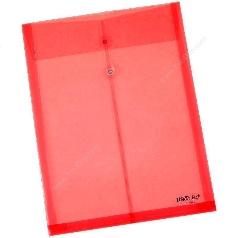 远生 Usign缠绳文件袋US-F118 红（12个/包）档案袋