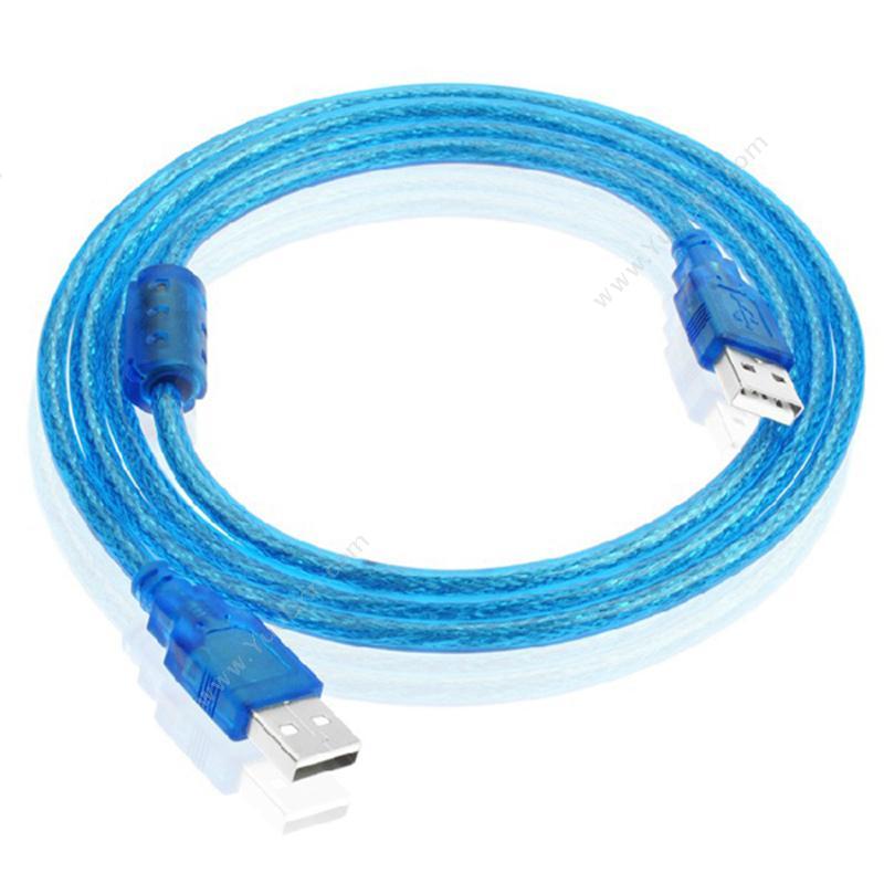 创乘 ChuangChengCC260 高速USB2.0数据传输线(AM-AM) 5米 透明（蓝）USB数据线