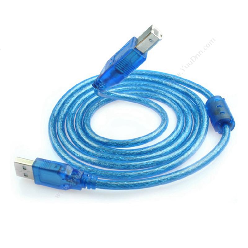 创乘 ChuangChengCC030 高速USB2.0打印线 (AM-BM) 3米 透明（蓝）其它线材