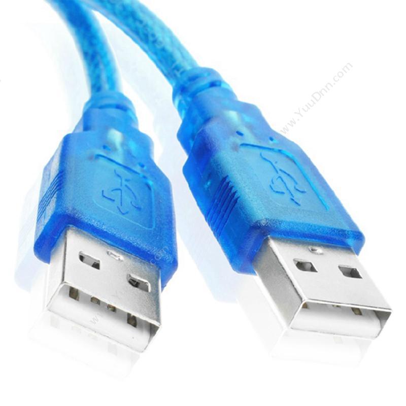 创乘 ChuangCheng CC258 高速USB2.0数据传输线(AM-AM) 1.5米 透明（蓝） USB数据线
