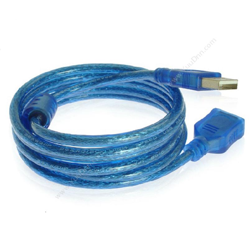 创乘 ChuangChengCC027 USB2.0高速延长线(AM-AF) 3米 透明（蓝）其它线材