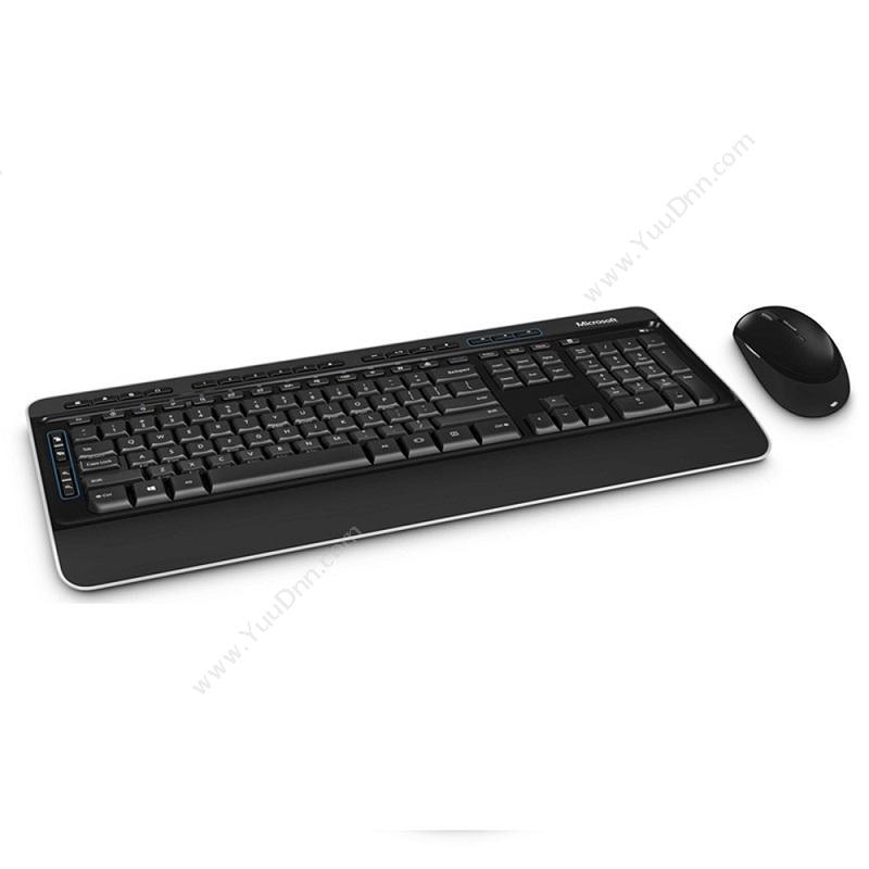 微软 MicrosoftPP3-00027 无线桌面套装3050 （黑）键盘鼠标