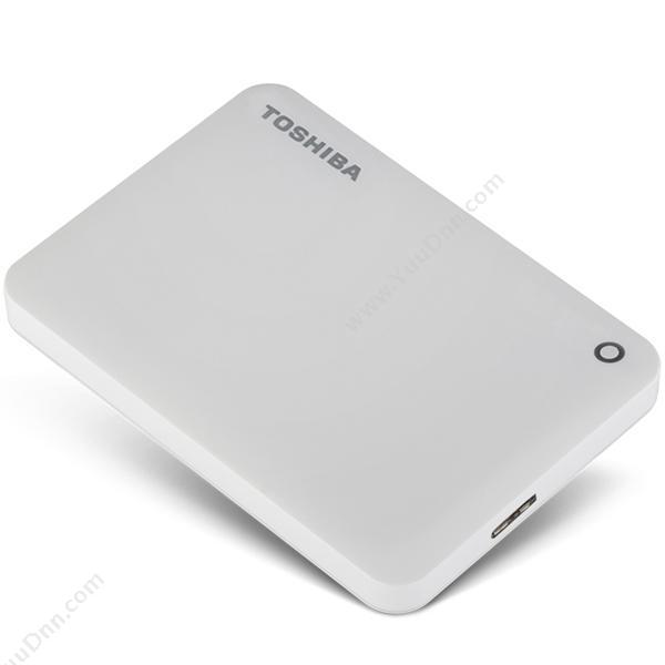 东芝 ToshibaCANVIO CONNECT II 2.5寸 1TB（白） USB3.0移动硬盘