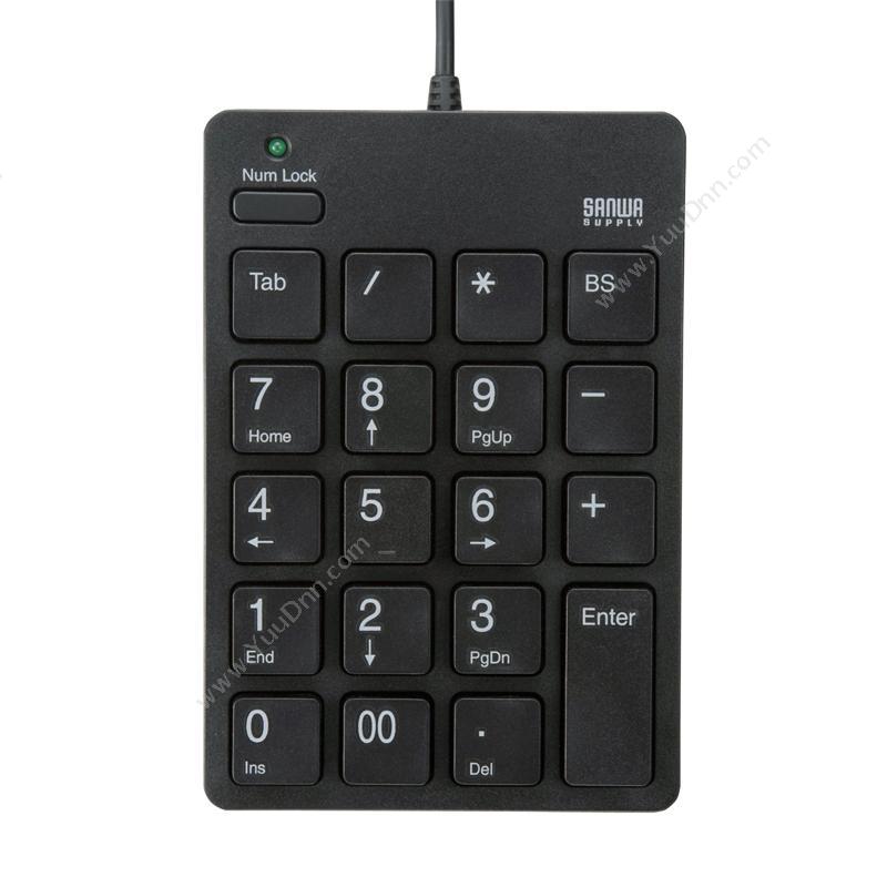 山业 SanwaNT-18UBK USB数字巧克力键盘键盘鼠标