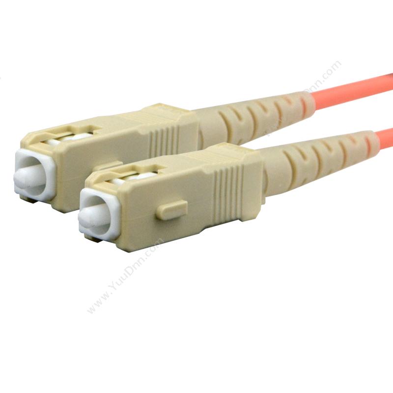 酷比客 L-Cubic LCCPMFSCSCOR-25M 多模单芯  公对公 橘（黄） 用于信号传输和数据传输电信网等 多模光纤跳线