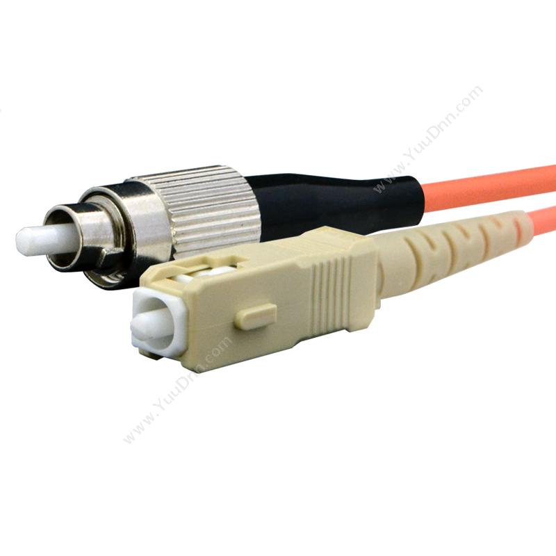 酷比客 L-Cubic LCCPMFSCFCOR-25M 多模单芯  公对公 橘（黄） 用于信号传输和数据传输电信网等 多模光纤跳线