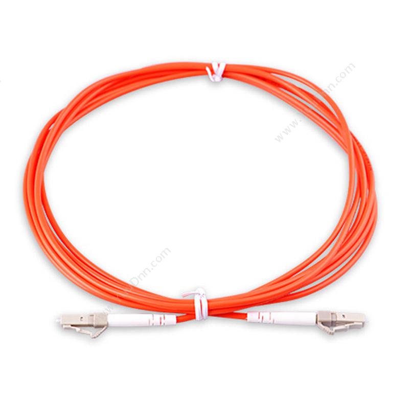 酷比客 L-Cubic LCCPMFLCLCOR-5M 多模光纤线 LC-LC 公对公 橘（黄） 铝箔袋包装 多模光纤跳线