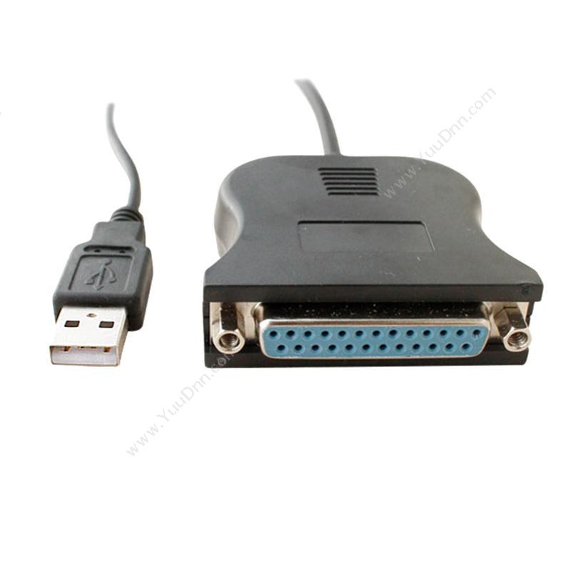 酷比客 L-Cubic LCCPUD25B1 USB转DB25并口线 公-母1M （黑）  用于USB转DB25的设备 其它线材