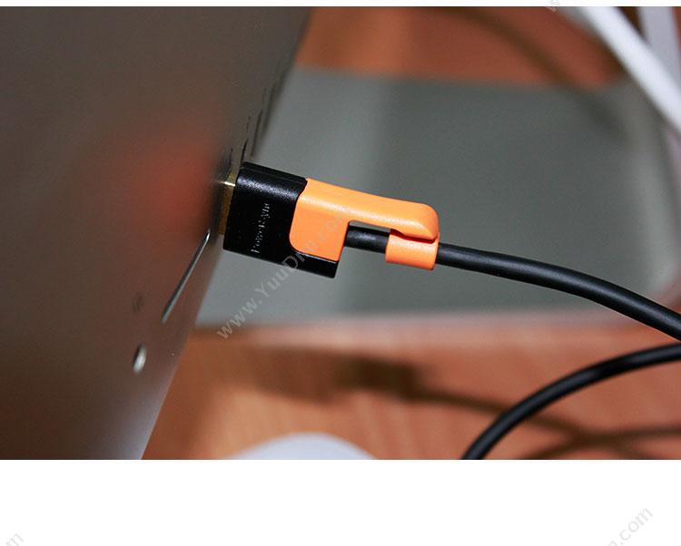 包尔星克  Powersync CUBCEARA0010 TYPE-C充电传输两用数据线 1米 （黑橙） 1根/盒 数据线