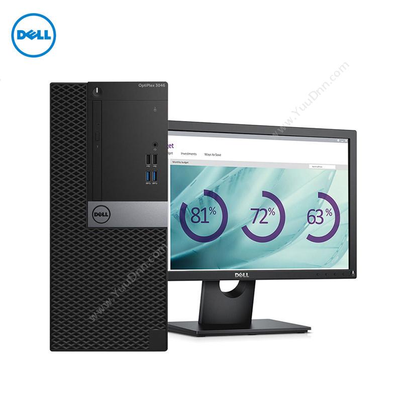 戴尔 Dell3046MT 台式机 E2016HI54G1TRWW10H3Y电脑套装
