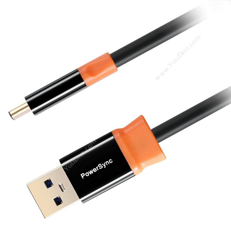 包尔星克  Powersync CUBCKCR0020A USB3.0 TYPE-C充电传输两用数据线 尊爵版2米 （黑橙） 1根/盒 数据线