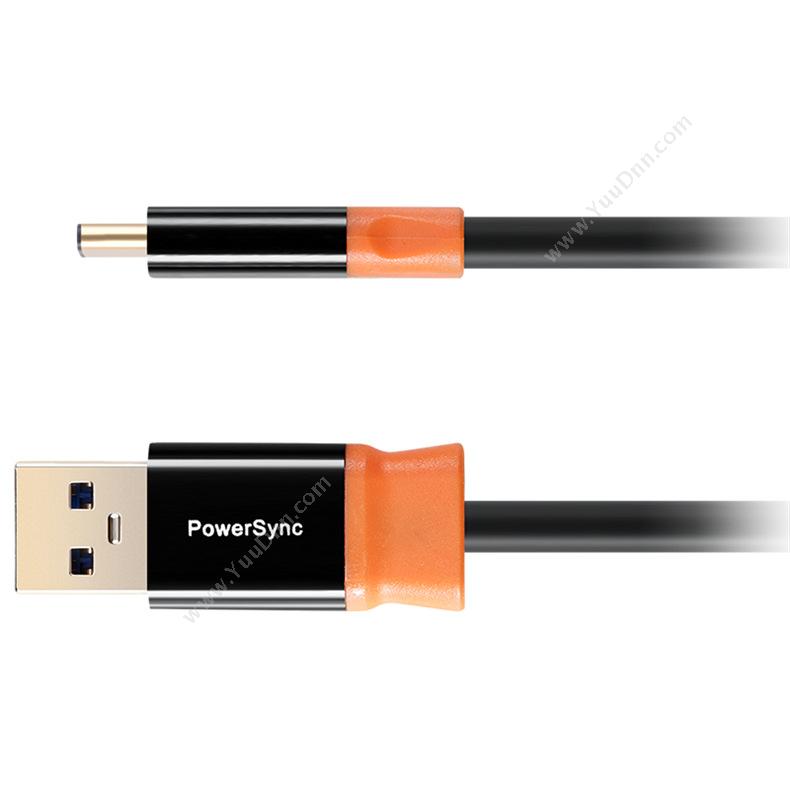 包尔星克  Powersync CUBCKCR0005A USB3.0 TYPE-C充电传输两用数据线 尊爵版0.5米 （黑橙） 1根/盒 数据线