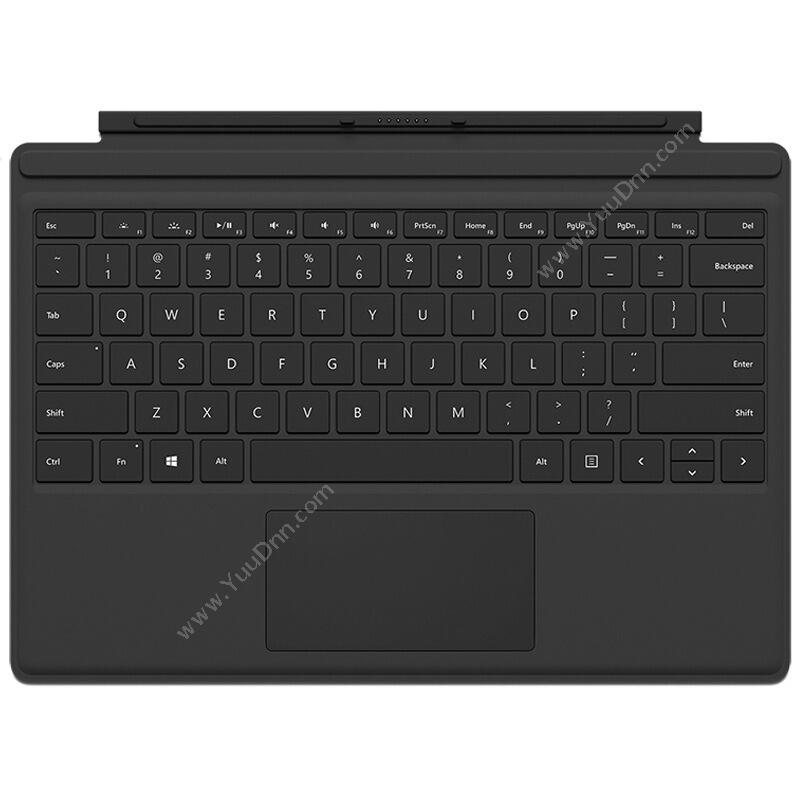 微软 MicrosoftFMM-00020 Surface Pro 专业键盘盖 Pro 4&new Pro 通用（黑）平板电脑配件