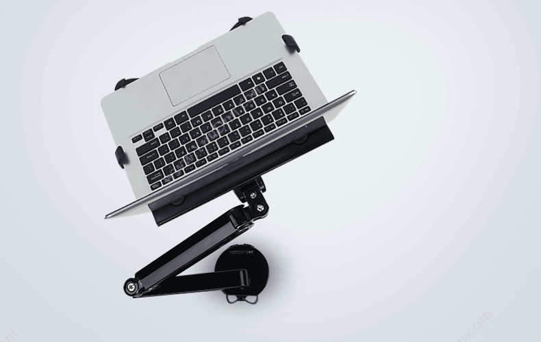 乐歌 Loctek Q5F 全维度气弹簧式笔记本支架 （黑） 3台/箱 笔记本支架