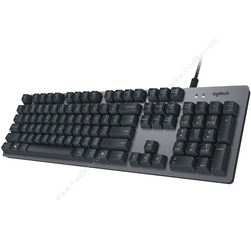 罗技 Logitech K840 机械键盘 （黑） 有线键盘