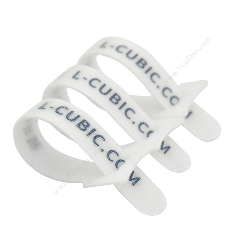 酷比客 L-CubicLCOMWH301 魔术束线带 14*145mm 白色理线扎带