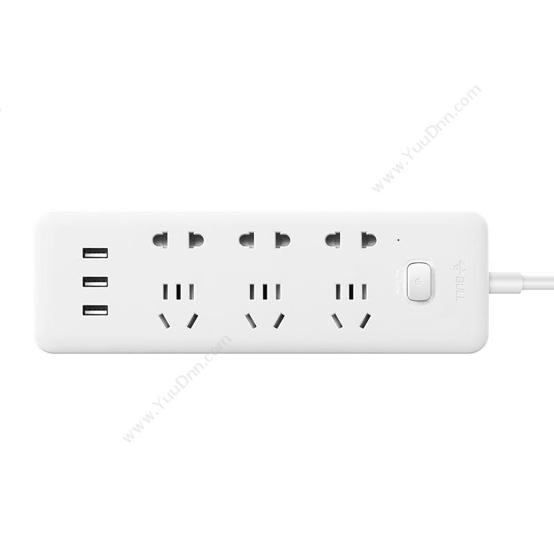 公牛 BullGNV-UUA156（新） 单控六联插座 带USB 3米 （白）插座
