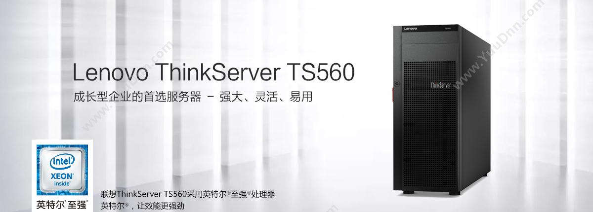联想 Lenovo Thinkserver TS560  E3-1220v6/32GB   /3*2T SATA / 1000M网/卡RAID5 /DVD-ROM/键鼠/三年上门保修 塔式服务器